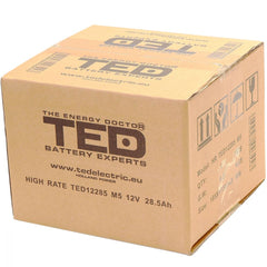 Acumulator AGM VRLA 12V 28,5Ah TED Electric - High Rate, M5 - 9