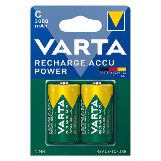 Acumulator C R14 3000mAh Varta - Preîncărcat, Ni-MH, Blister 2 - 2