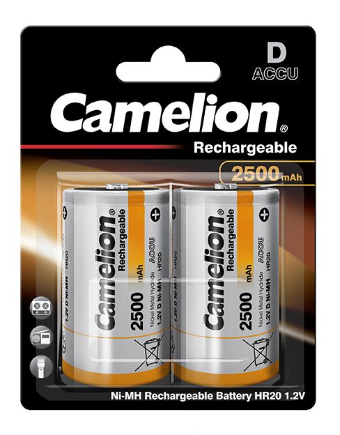 Acumulator D LR20 Camelion Ni-MH 1.2V 2500mAh - Preîncărcați - 2