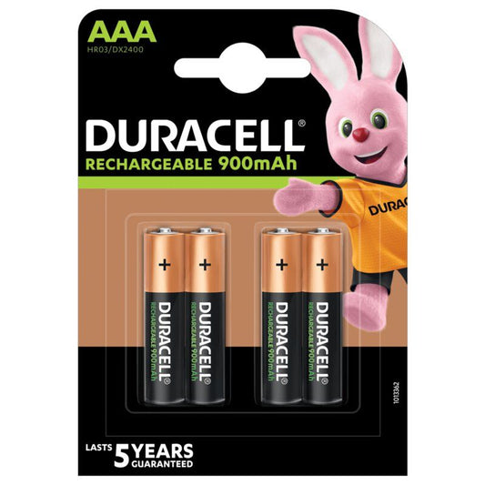 Acumulator Duracell AAA Ni-MH 1.2V 900mAh - Preîncărcat, Blister 4 - 2