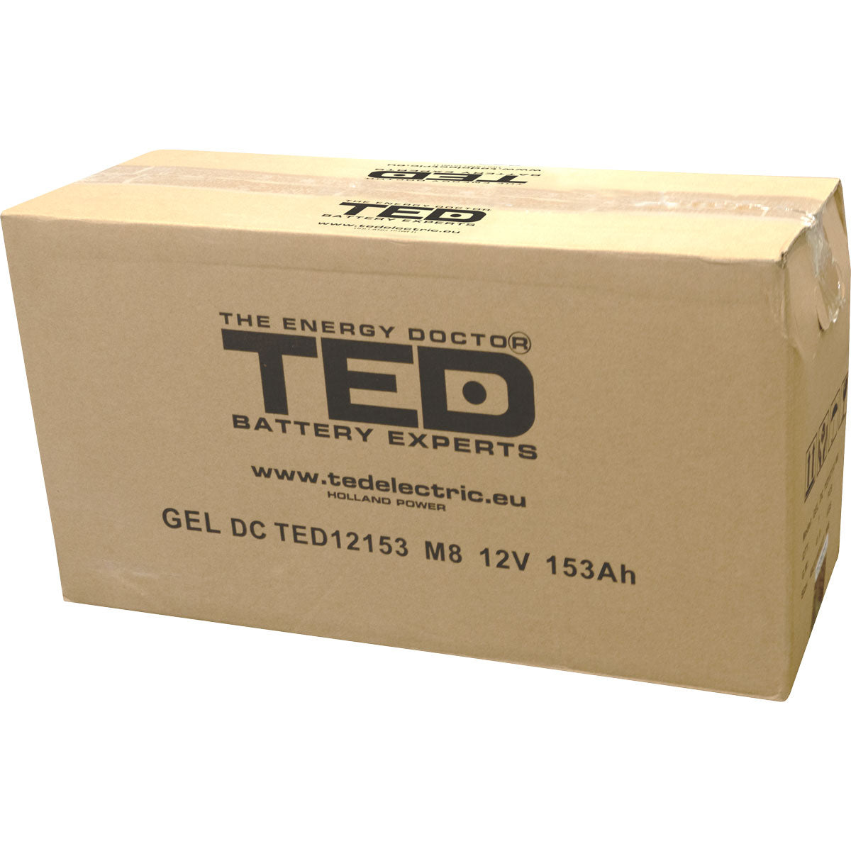 Acumulator GEL 12V 153Ah Deep Cycle TED Electric - Durată Lungă de Viață - 5