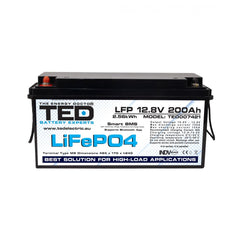 Acumulator LiFePo4 12.8V 200Ah TED Electric - BMS, Bluetooth M8 - 7