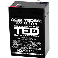 Acumulator LiFePO4 12.8V 300Ah TED Electric - BMS, Bluetooth, M8 - 9