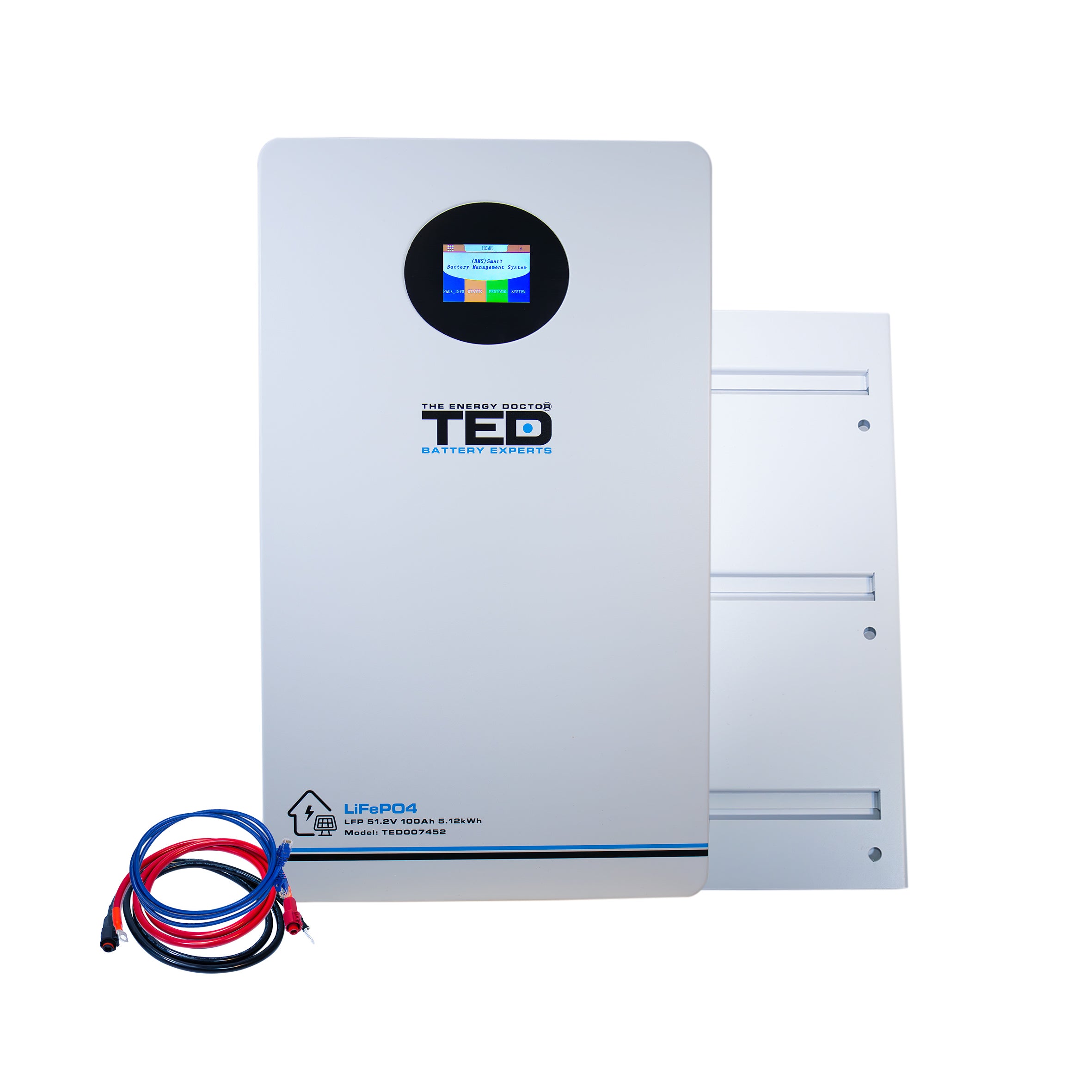 Acumulator LiFePo4 51.2V 100Ah TED Electric - Montaj Perete, BMS Inteligent - 2