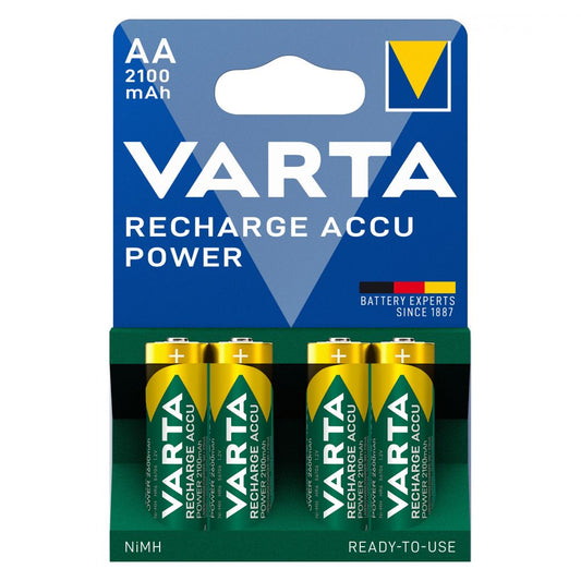 Acumulatori AA 2100mAh Varta Ni-MH - Preîncărcați, Blister 4 buc - 2