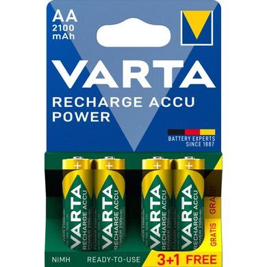 Acumulatori AA LR6 Varta Ni-MH 1.2V 2100mAh - Promo 4 buc Preîncărcați - 2