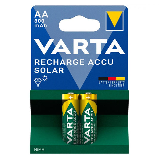 Acumulatori AA Ni-MH Varta 1.2V 800mAh Solar - Preîncărcați, Blister 2 - 2