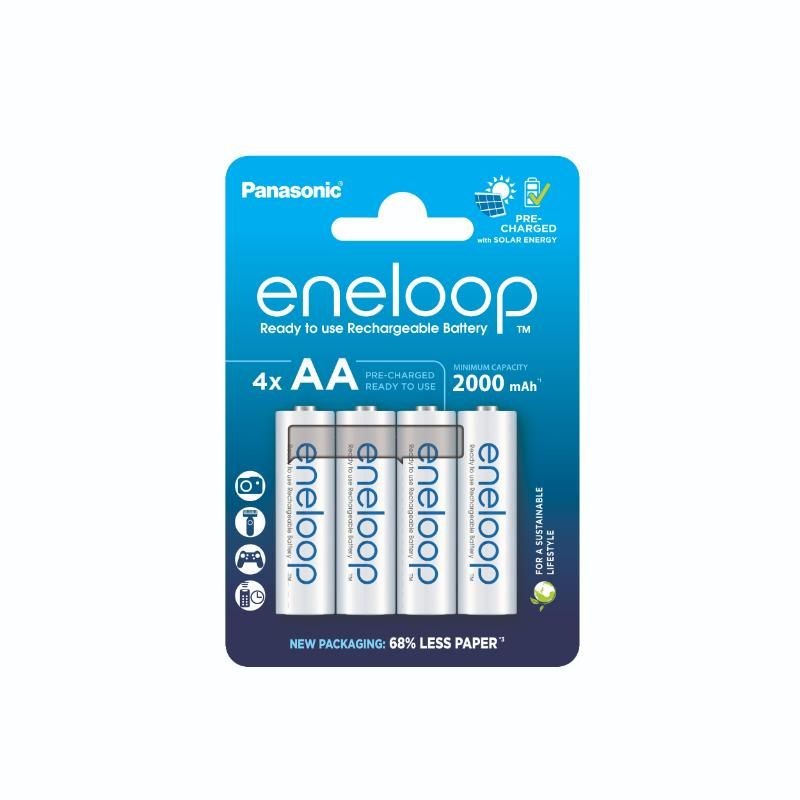 Acumulatori AA R6 2000mAh Eneloop Ni-MH - Preîncărcați, 2100 Cicluri - 3