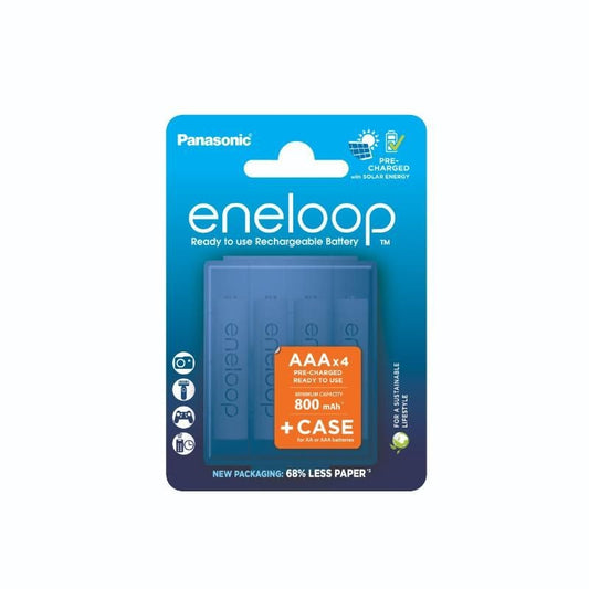 Acumulatori AAA 800mAh Eneloop Ni-MH - Preîncărcați, 2100 Cicluri, Blister 4 - 2