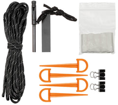 Adăpost de Urgență Portocaliu FoxOutdoor - Strat Aluminiu, Kit Complet