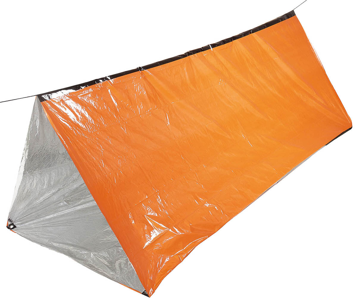 Adăpost de Urgență Portocaliu FoxOutdoor - Strat Aluminiu, Kit Complet