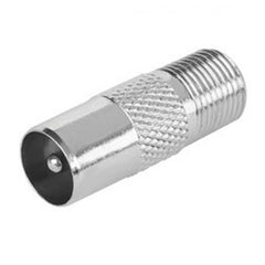 Adaptor Antenă F Mamă la TV Tată TED500826 OEM - Conexiune Rapidă - 2