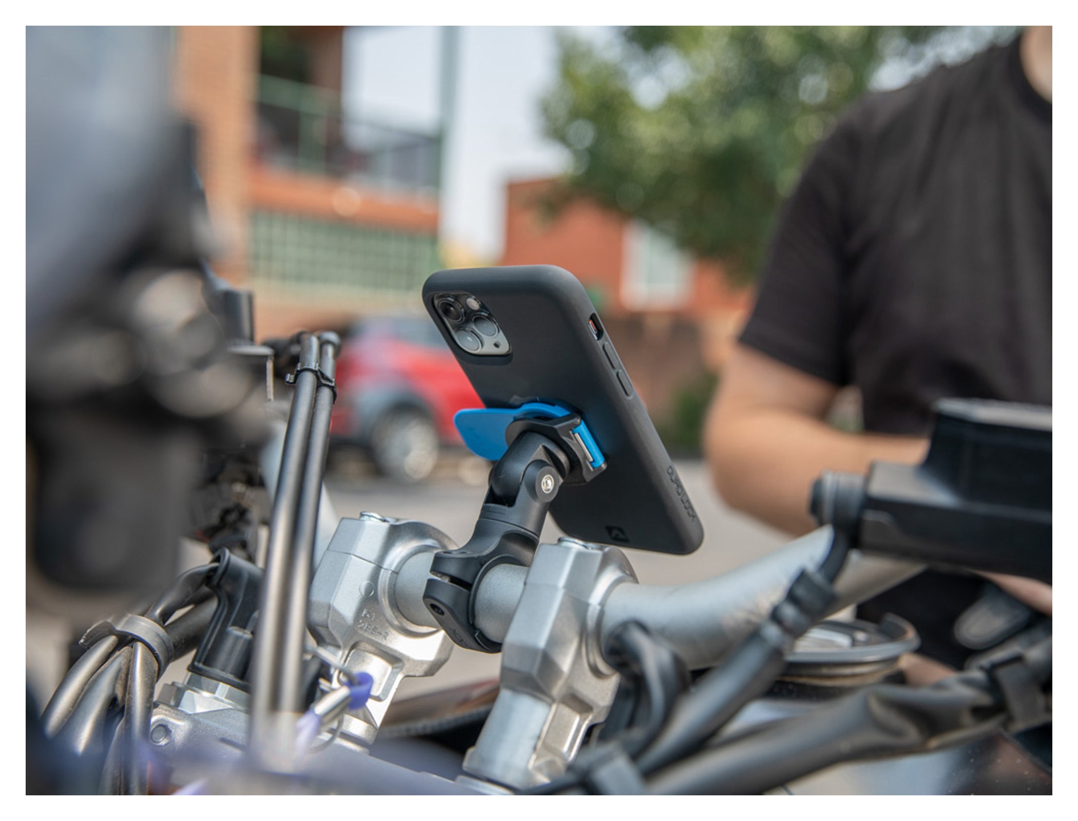 Adaptor Articulat Quad Lock pentru Suporturi Moto - Unghi Ajustabil