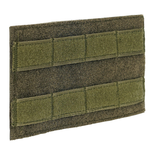 Adaptor MOLLE Patch Hook & Loop Mare Verde - Personalizare Tactică Instant