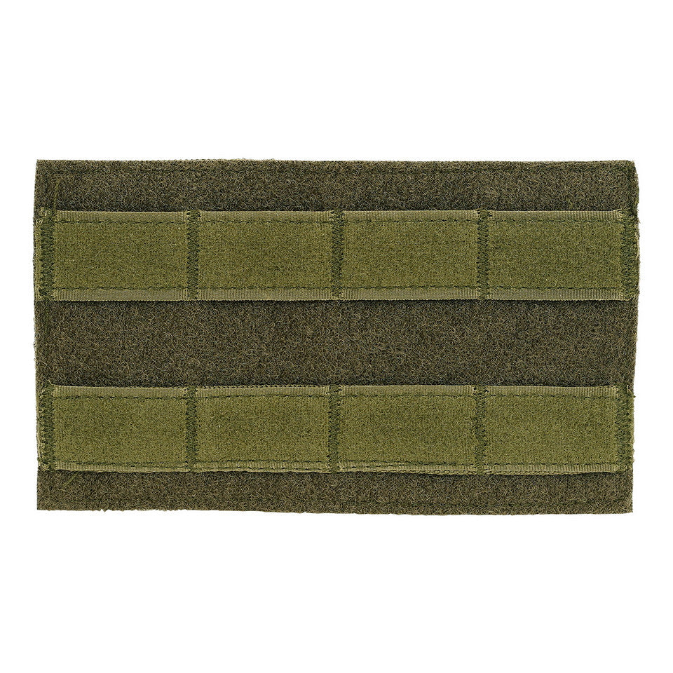 Adaptor MOLLE Patch Hook & Loop Mare Verde - Personalizare Tactică Instant
