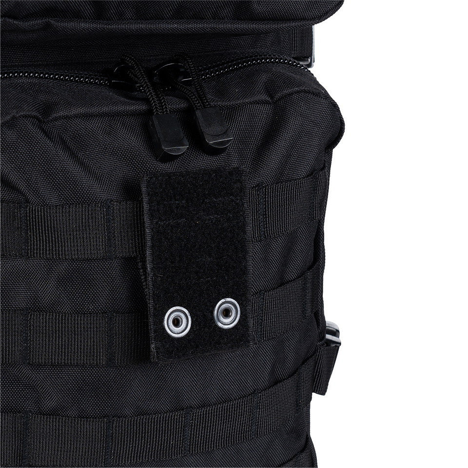 Adaptor MOLLE patch hook + loop small Negru - Personalizare Tactică Instantanee