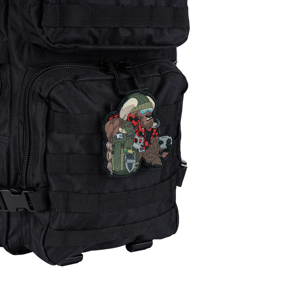 Adaptor MOLLE patch hook + loop small Negru - Personalizare Tactică Instantanee