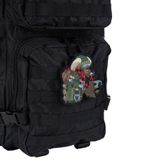 Adaptor MOLLE patch hook + loop small Negru - Personalizare Tactică Instantanee