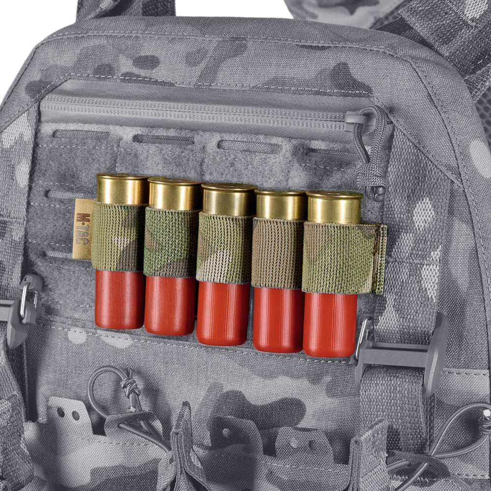 Adaptor MOLLE Portcartuș Elite M-Tac Multicam – 5 Cartușe Cal. 12, Tegris - poza 9