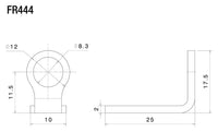 Adaptor Montaj Semnalizatoare Rizoma Light Unit - Multifit FR444B