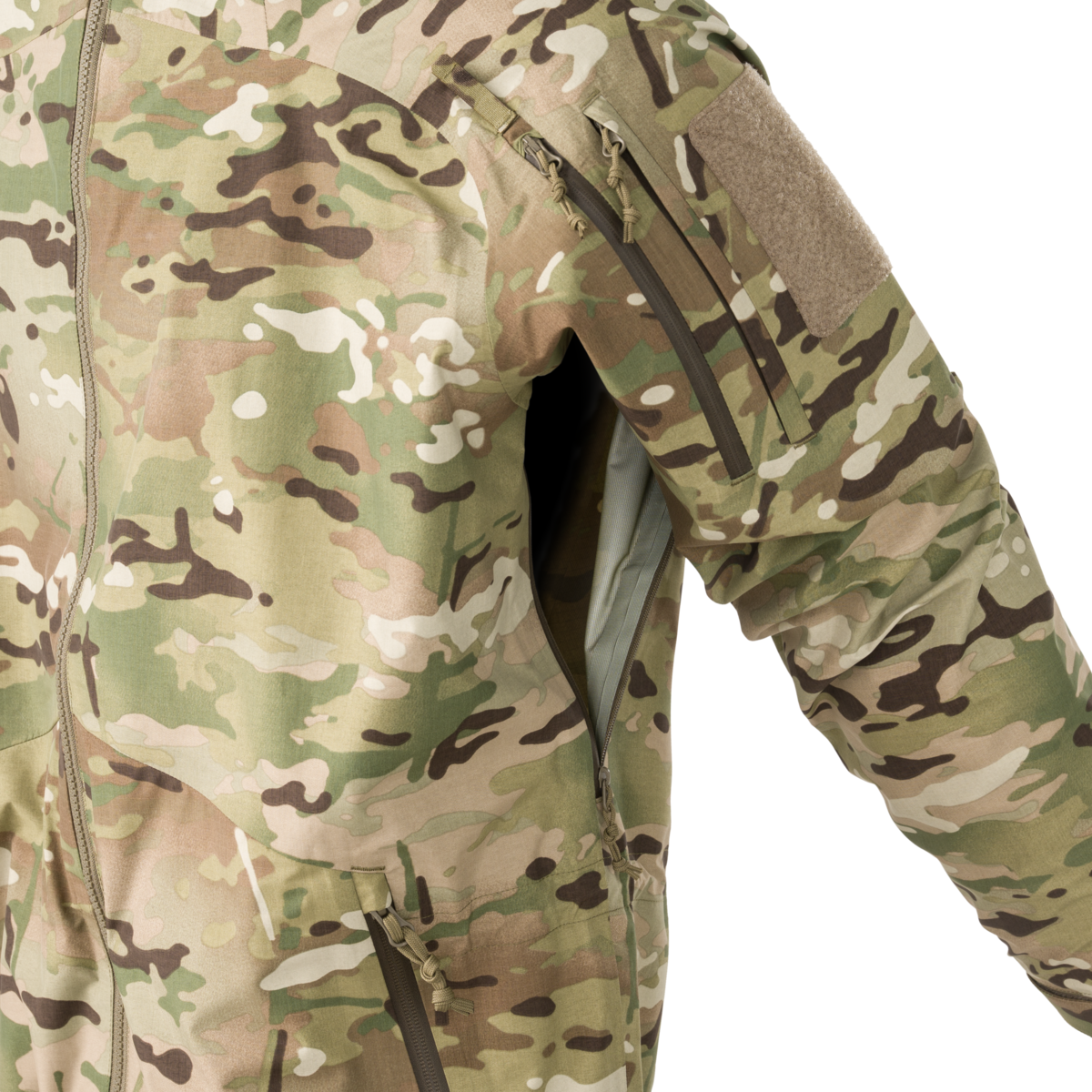 Geacă Hardshell Vanguard Helikon-Tex MultiCam – Membrană 3L, Impermeabilă - poza 5
