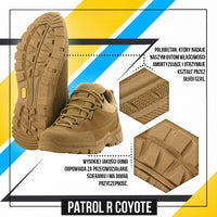Adidași Tactici Patrol R M-Tac - Coyote, Impermeabili