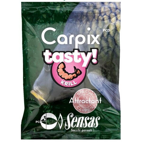 Aditiv Carp Tasty Krill Sensas - Atractant Puternic Crap, 300g