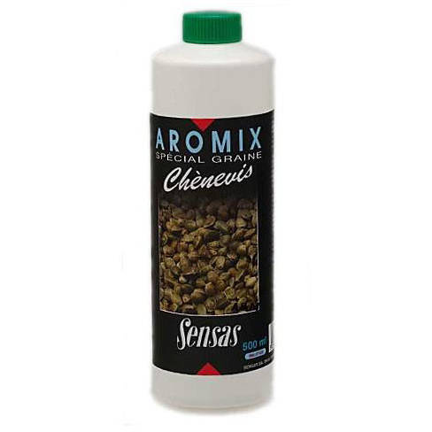 Aditiv Concentrat SENSAS Aromix Cânepă - 500ml, Atracție Puternică