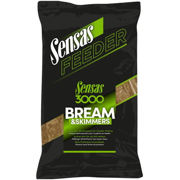 Aditiv Feeder Bream Skimmers SENSAS - 1kg, Arome Dvs. Perfecte