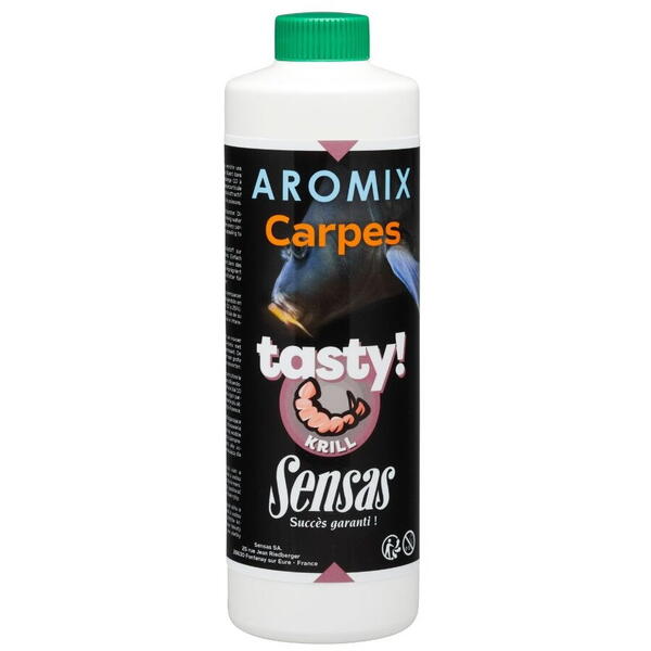 Aditiv Lichid Carp Tasty Aromix Krill SENSAS - Atractant Puternic Crap