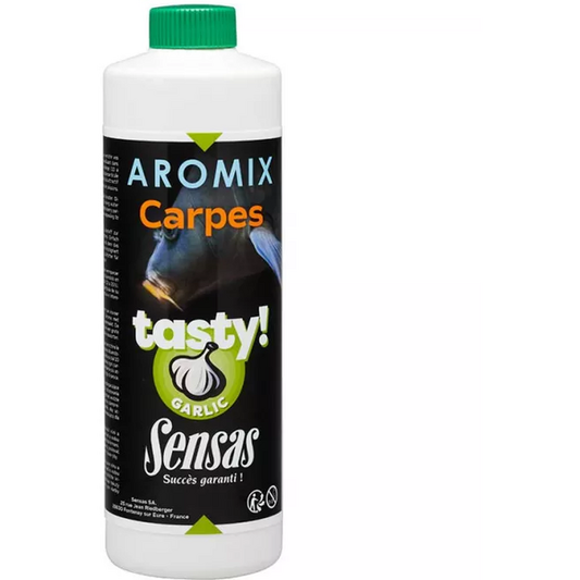 Aditiv Lichid Sensas Aromix Garlic - Atractant Crap, 500ml
