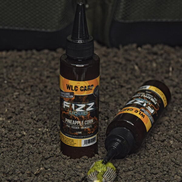 Aditiv Lichid WLC Fluo Fizz - Ananas&Porumb, Atractant Pescuit