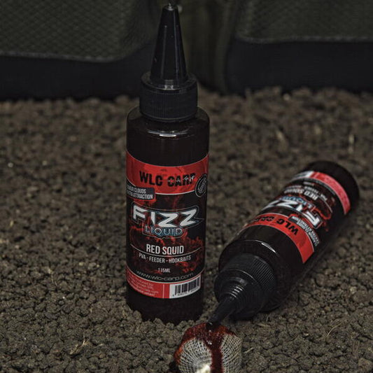 Aditiv Lichid WLC Fluo Fizz Red Squid 115ml - Atractant Rapid Crap