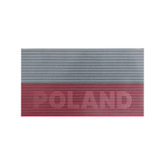 Patch Drapel Helikon-Tex Polonia Alb/Roșu IR