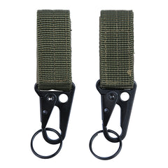 Agățător MOLLE Molle snap hook with keyring 2-pack Verde JFO03 - Acces Rapid Echipament