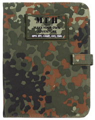 Agendă Planificator A5 BW Camo MFH - Panou Velcro, Inele Detașabile
