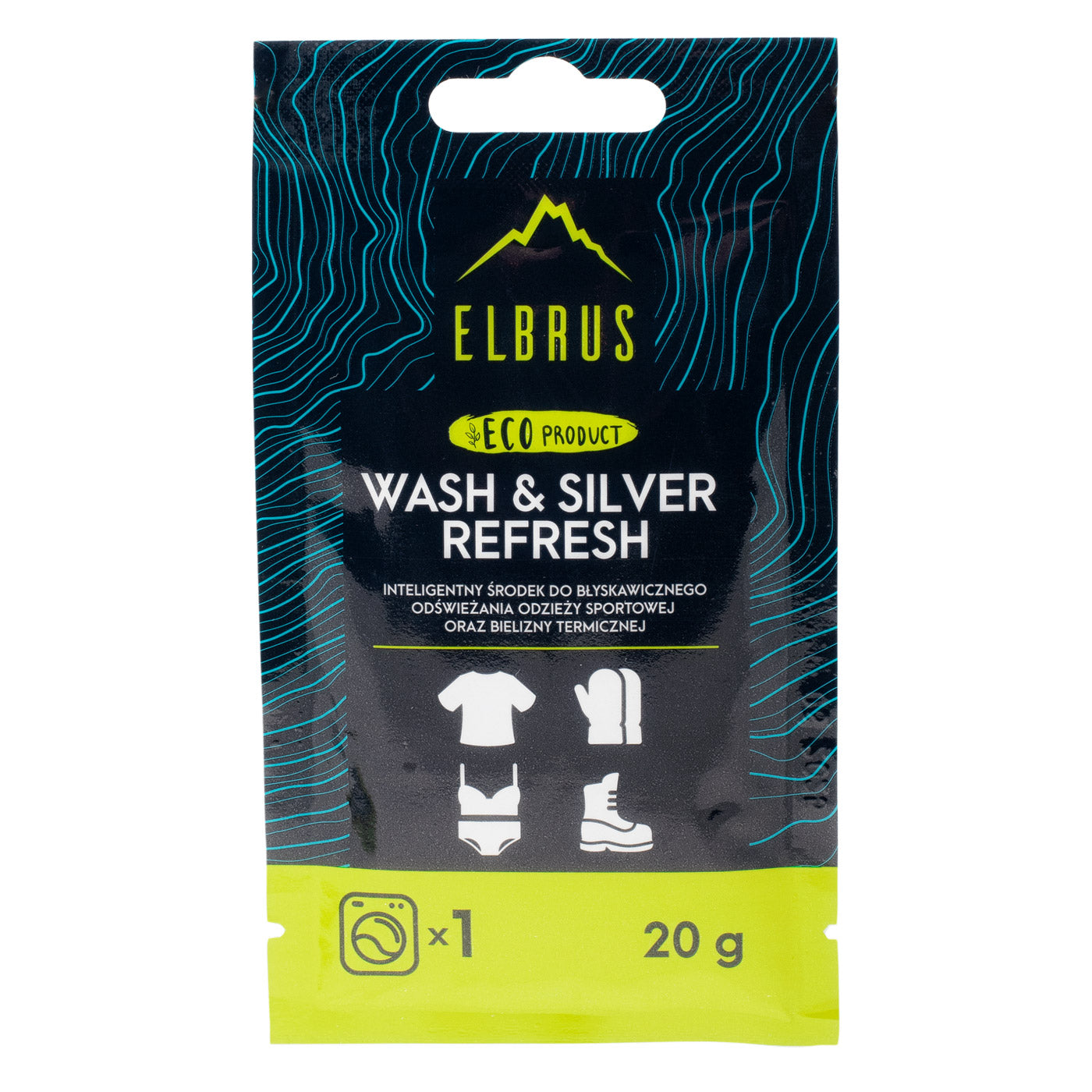 Agent Curățare SILVER REFRESHER ELBRUS - Haine Sport, Biodegradabil