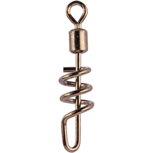 Agrafă cu Vârtej Power Screw Mustad - Rezistență 14kg, 8 buc