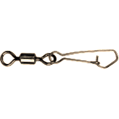 Agrafe + Vârtej Nr.6 Mustad - 35kg Rezistență, 10 bucăți - 1