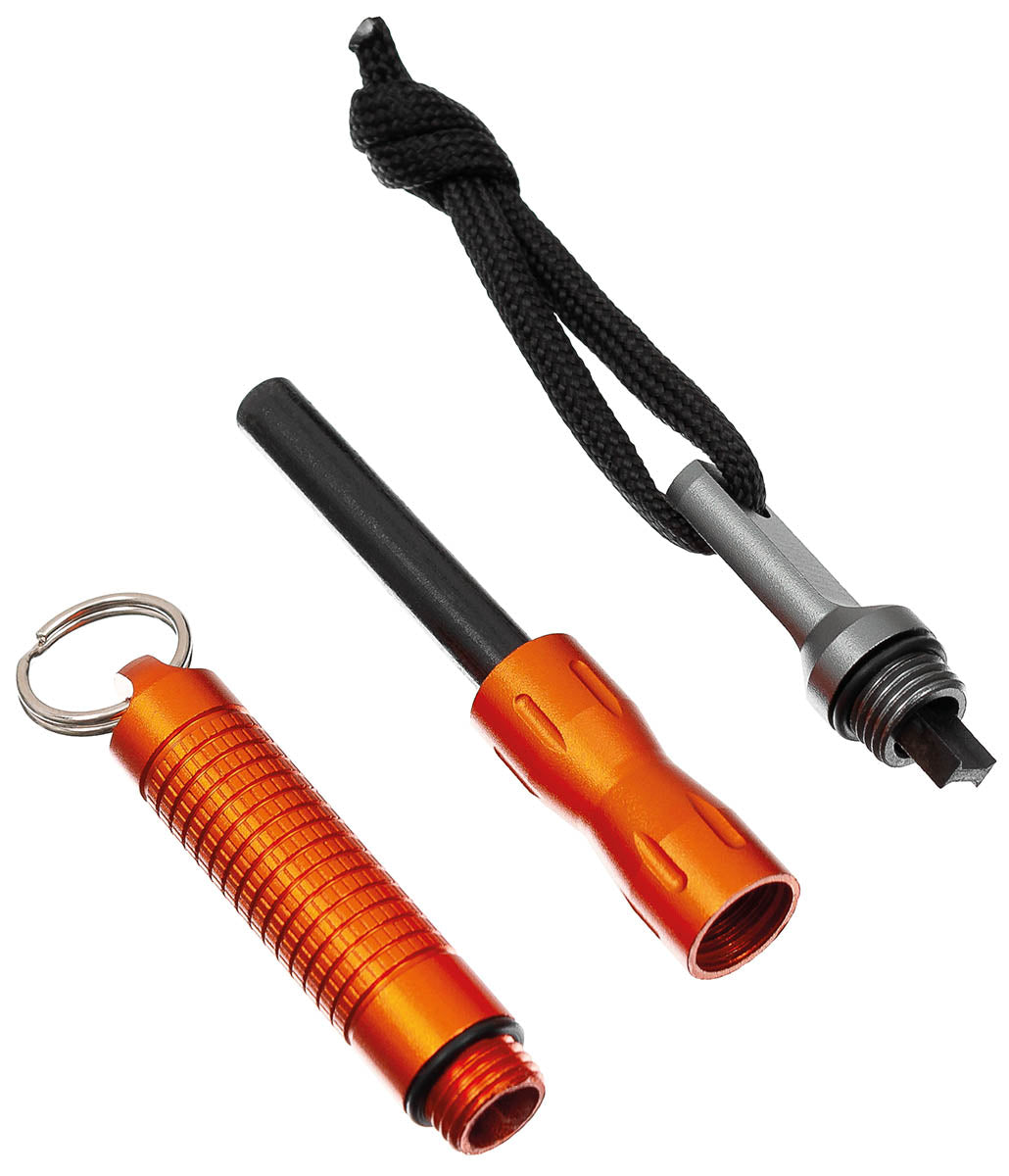 Amnar Set Amorsare Foc Compact Portocaliu MFH - Tijă 3.5cm, Total 10cm
