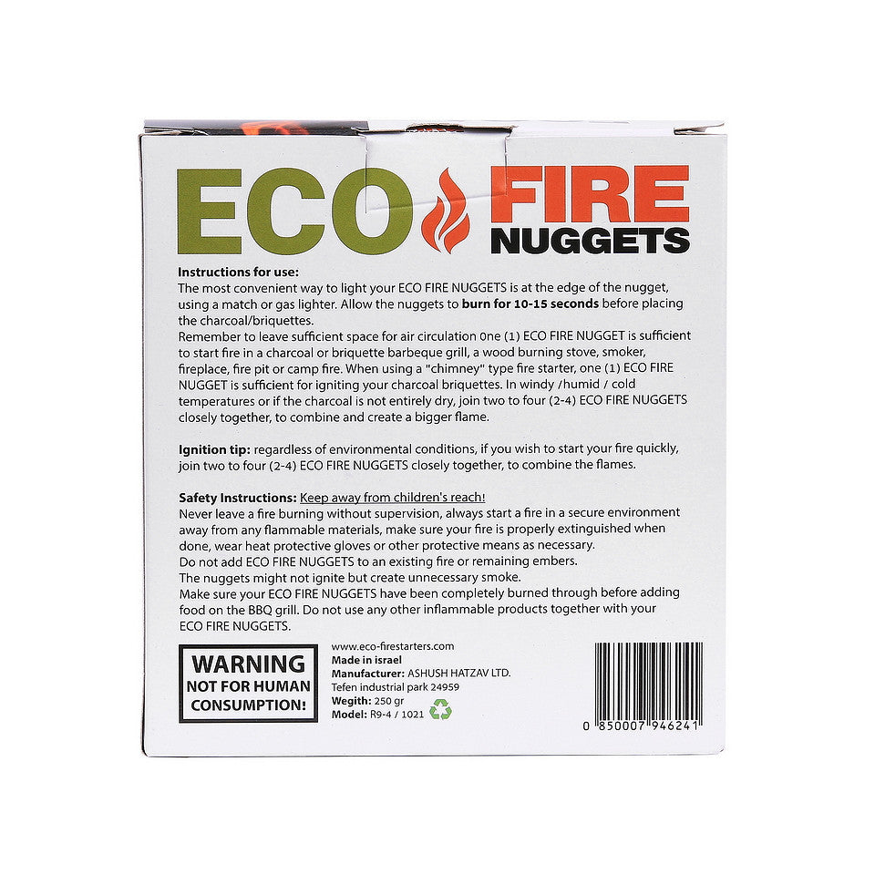 Amorsă Foc Eco Fire Nuggets 24pcs - Aprindere Rapidă și Ecologică