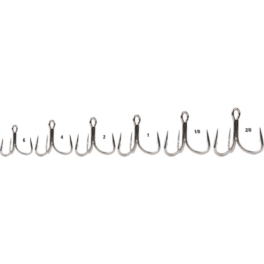 Ancoră Triplă GRIP Treble Steel Mustad - Rezistență, 6 buc/pl