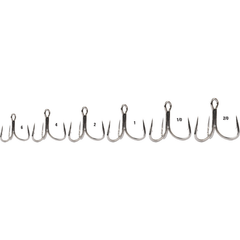 Ancoră Triplă GRIP Treble Steel Mustad - Rezistență, 6 buc/pl