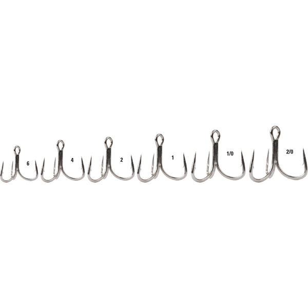 Ancoră Triplă Grip Treble Steel Mustad - Rezistență Maximă, 6buc
