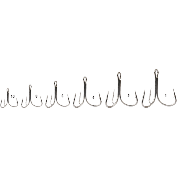 Ancoră Triplă GRIP Treble Steel Mustad - Rezistență Superioară, 6 buc