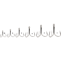 Ancoră Triplă GRIP Treble Steel Mustad - Rezistență Superioară, 6 buc