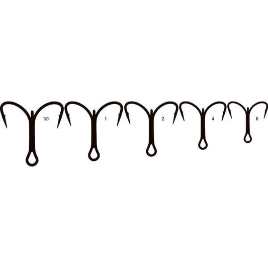 Ancoră Triplă Scurtă Mustad - Nichelată, Rezistență Maximă - 1
