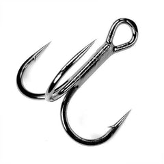 Ancoră Triplă Short Shank Gamakatsu - Rezistență Superioară, Sharp Black - 1