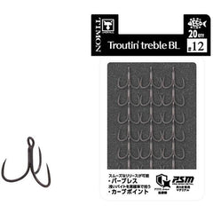 Ancoră Triplă Timon Jackall Troutin Treble BL - Ultra-Asențită, Rezistentă - 1