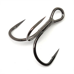 Ancore Treble Short Shank EWG Gamakatsu - Nichel Negru, Răpitori - 1